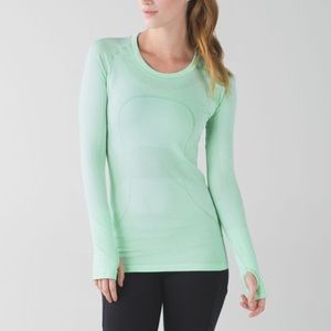 Mint green Lululemon long sleeve shirt